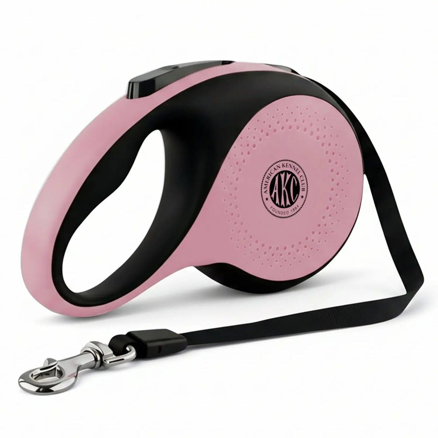 American Kennel Club Tangle-Free Retractable Dog Leash, 16.4 Ft, Suitable for Medium Dogs up to 66 Lbs