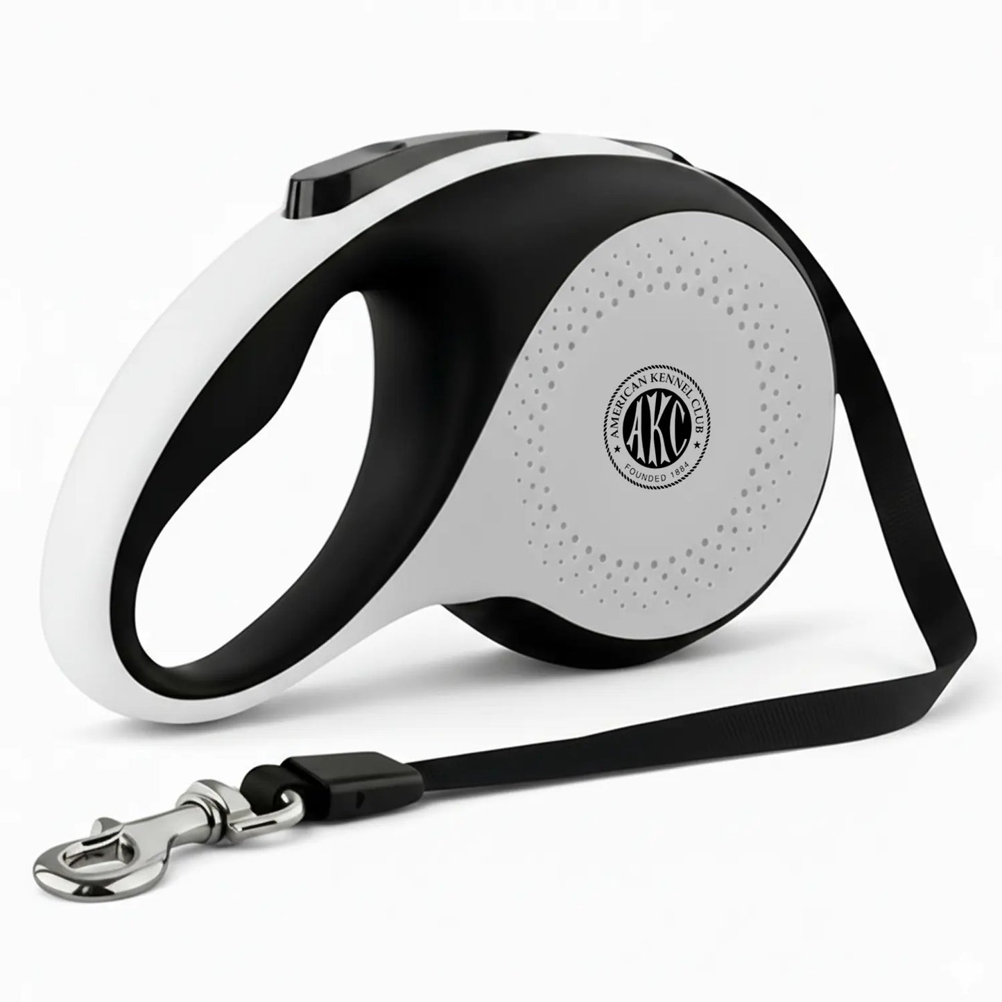 American Kennel Club Tangle-Free Retractable Dog Leash, 16.4 Ft, Suitable for Medium Dogs up to 66 Lbs
