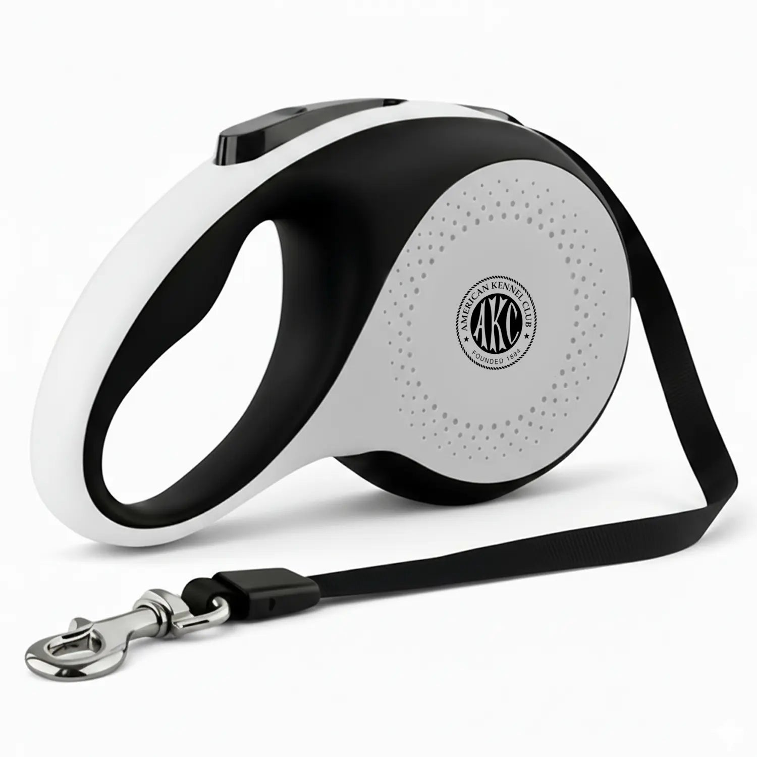 American Kennel Club Tangle-Free Retractable Dog Leash, 16.4 Ft, Suitable for Medium Dogs up to 66 Lbs