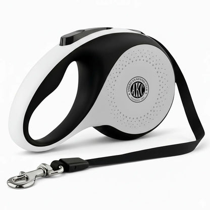 American Kennel Club Tangle-Free Retractable Dog Leash, 16.4 Ft, Suitable for Medium Dogs up to 66 Lbs
