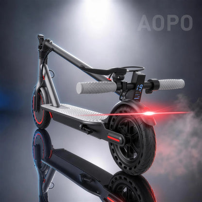 Electric Scooter - 350W Motor, 36V Battery, 19Mph Max Speed, 4-Speed, 12-15 Mi Range, App-Controlled, Dual ABS Brakes, Portable Foldable, Fitness for Everyone, Ideal Gift for Family & Friends