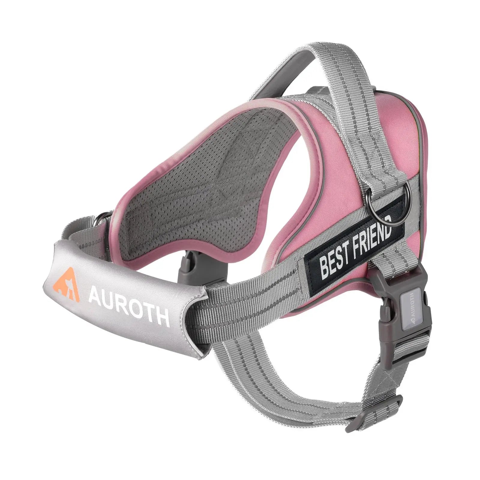 【#Summersale】Auroth No Pull Dog Harness Straps, Safety Harnesses for Dogs – Soft Padded Service Vest, Reflective, Adjustable, Easy on & off – Ideal for Walking & Training, Fits Small, Medium & Large Dogs