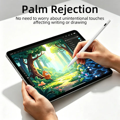 Pen for iPad (2018-2026) - High Precision, Tilt Sensitivity, Palm Rejection, Fast Charging, Magnetic Design for Note-Taking and Drawing on iPad 6-11/Air/Pro/Mini