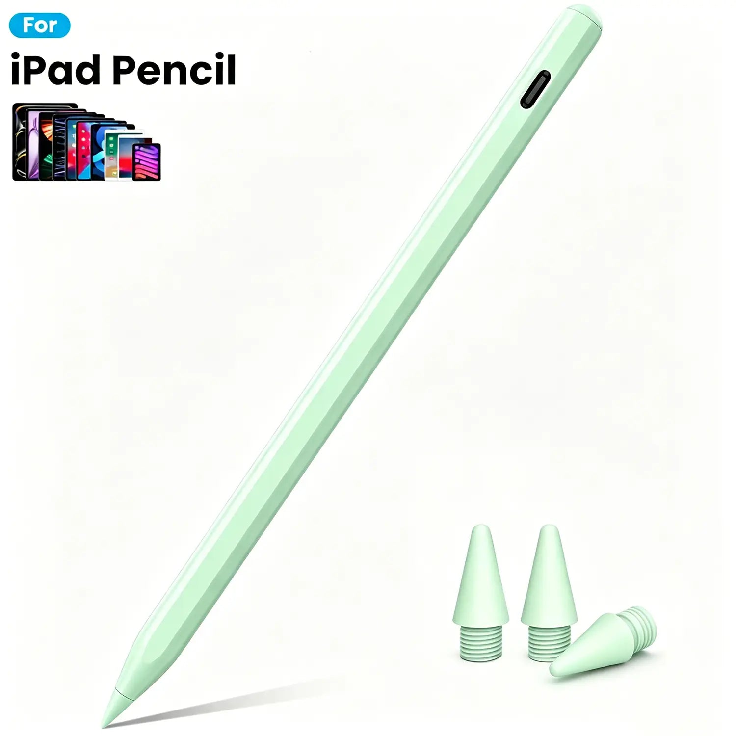 Pen for iPad (2018-2026) - High Precision, Tilt Sensitivity, Palm Rejection, Fast Charging, Magnetic Design for Note-Taking and Drawing on iPad 6-11/Air/Pro/Mini