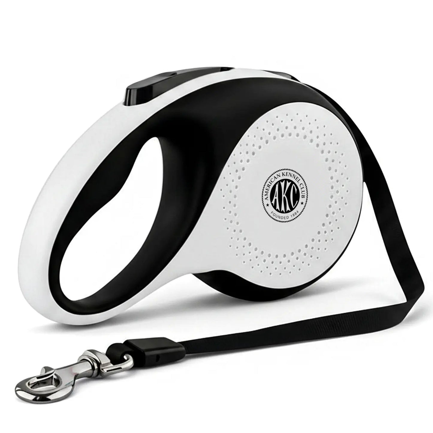 American Kennel Club Tangle-Free Retractable Dog Leash, 16.4 Ft, Suitable for Medium Dogs up to 66 Lbs