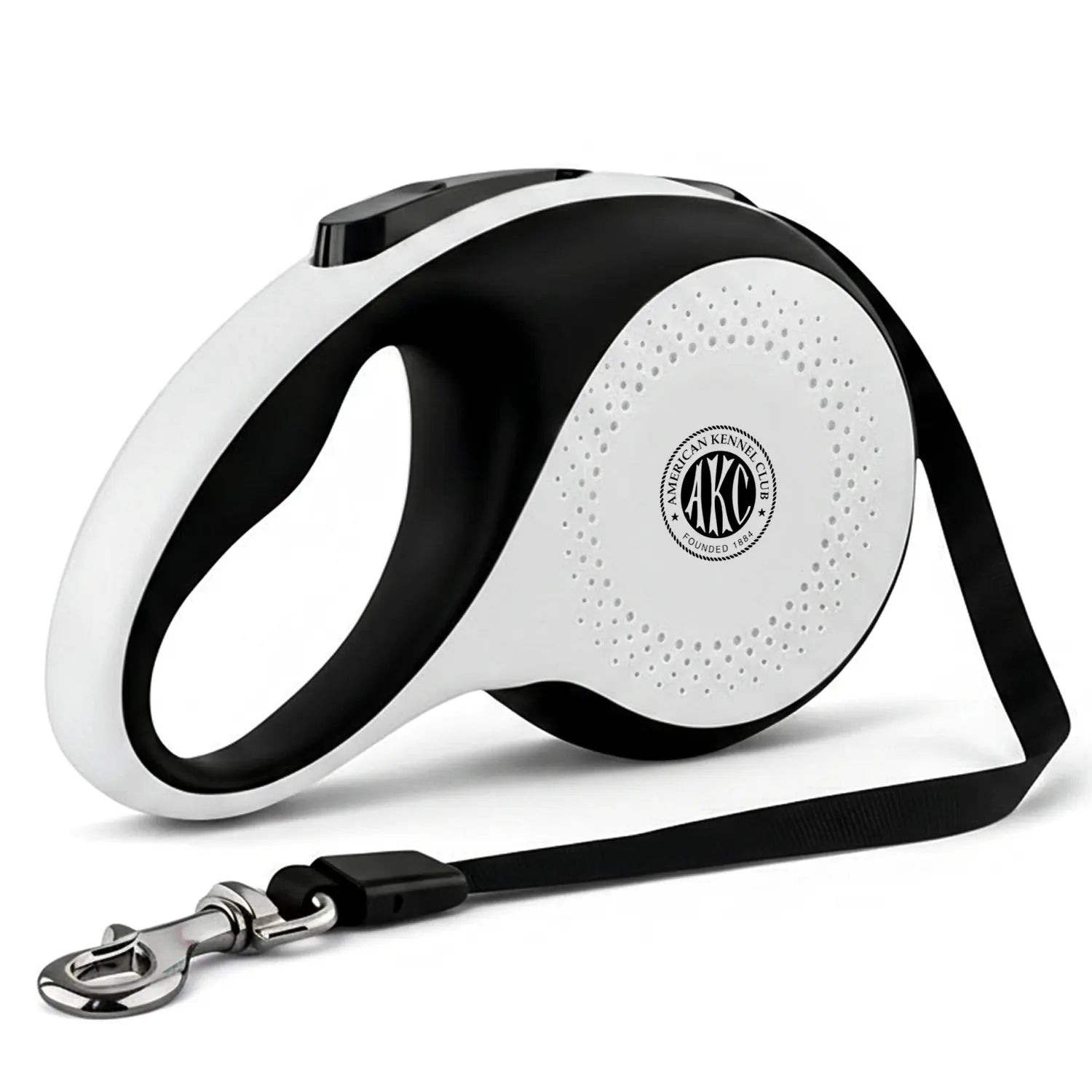American Kennel Club Tangle-Free Retractable Dog Leash, 16.4 Ft, Suitable for Medium Dogs up to 66 Lbs