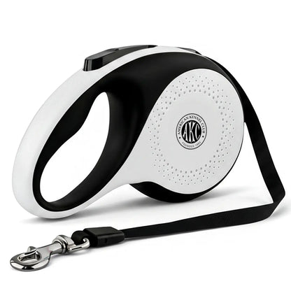 American Kennel Club Tangle-Free Retractable Dog Leash, 16.4 Ft, Suitable for Medium Dogs up to 66 Lbs