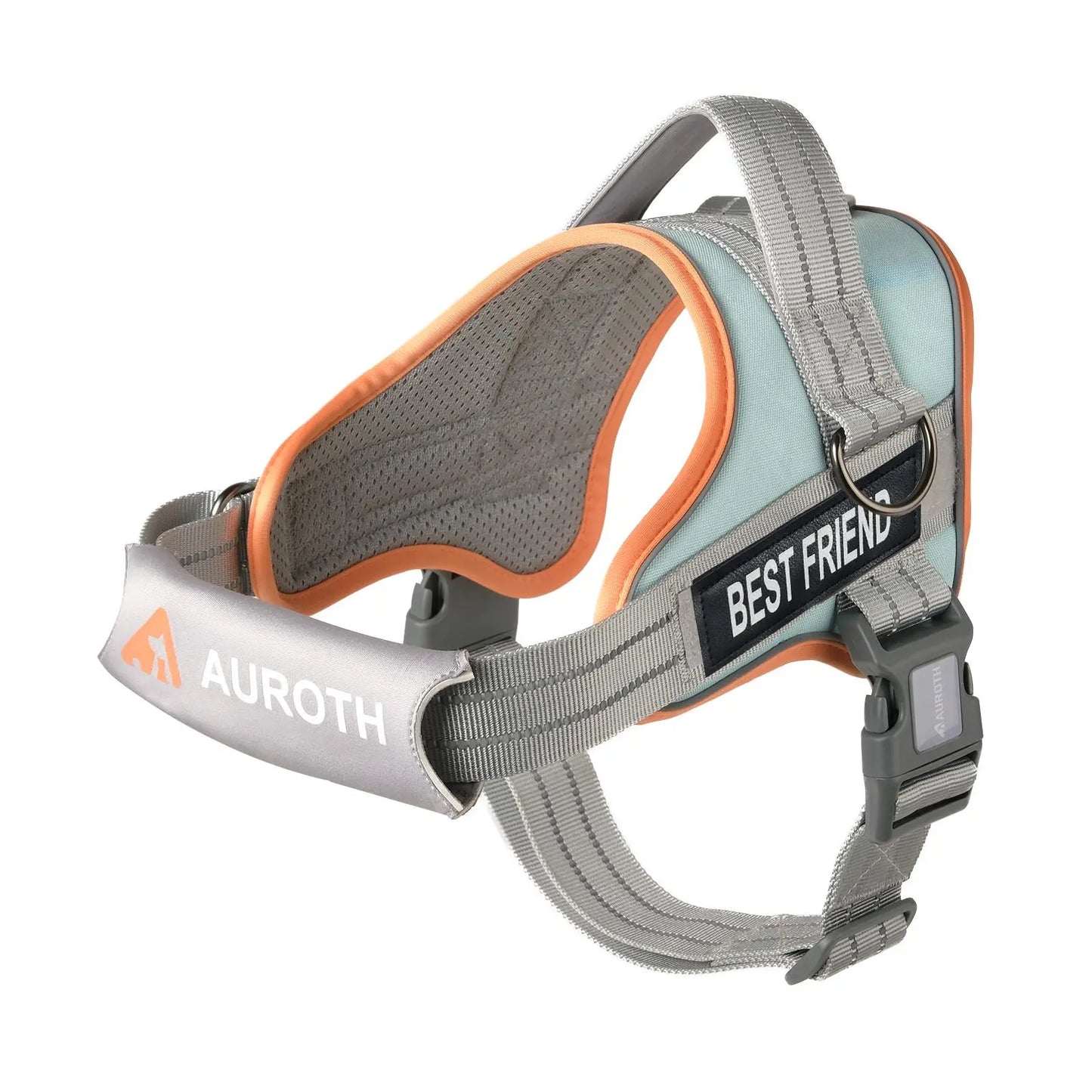 【#Summersale】Auroth No Pull Dog Harness Straps, Safety Harnesses for Dogs – Soft Padded Service Vest, Reflective, Adjustable, Easy on & off – Ideal for Walking & Training, Fits Small, Medium & Large Dogs