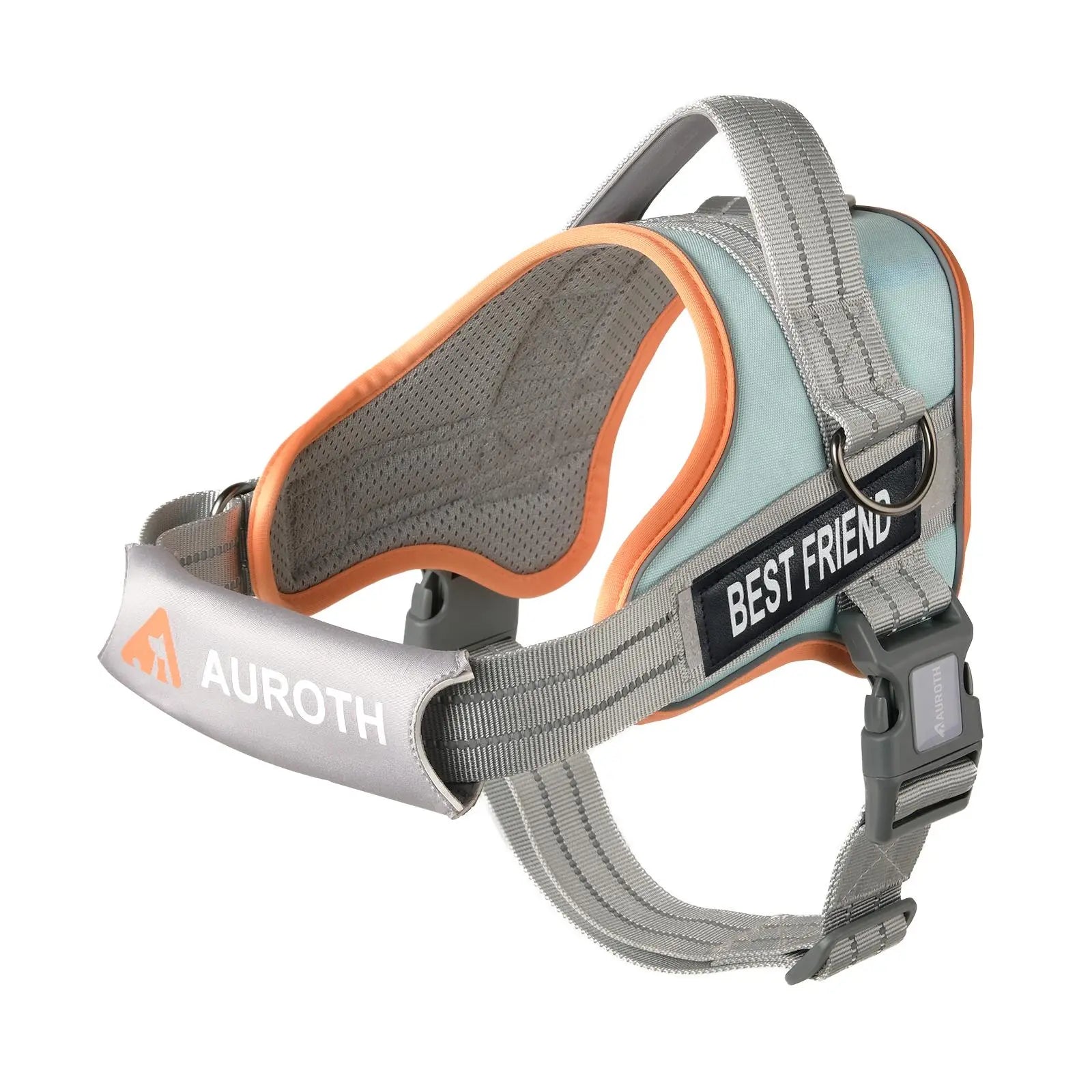 【#Summersale】Auroth No Pull Dog Harness Straps, Safety Harnesses for Dogs – Soft Padded Service Vest, Reflective, Adjustable, Easy on & off – Ideal for Walking & Training, Fits Small, Medium & Large Dogs